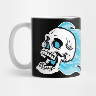 White Walker Flaming Skull Mug